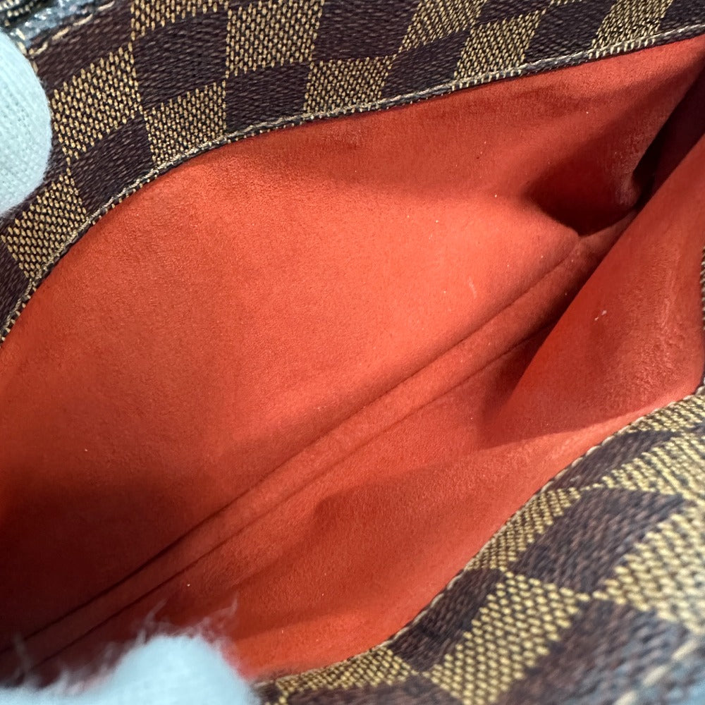 LOUIS VUITTON Shoulder Bag N51129 Damier canvas Brown Damier Aubagne Women Used Authentic