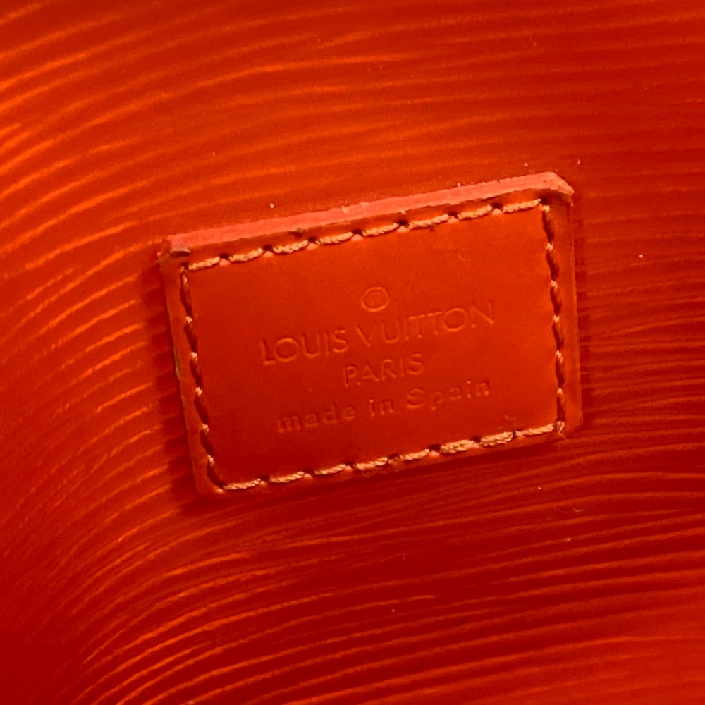 LOUIS VUITTON Handbag M92262 Plastics / Leather Orange Epiplage Mini lagoon bay Women Used Authentic
