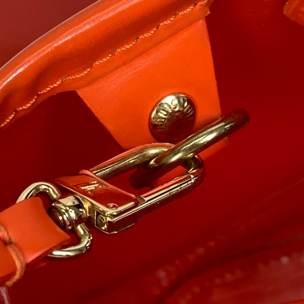 LOUIS VUITTON Handbag M92262 Plastics / Leather Orange Epiplage Mini lagoon bay Women Used Authentic