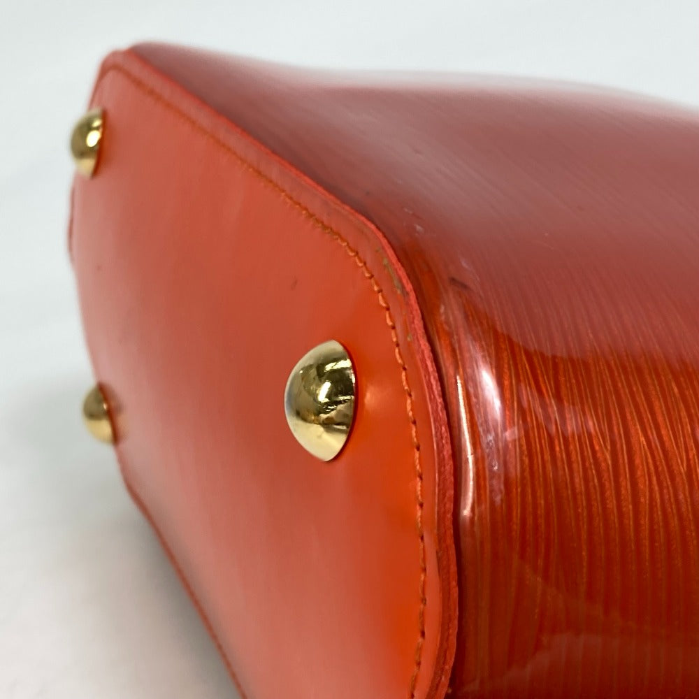 LOUIS VUITTON Handbag M92262 Plastics / Leather Orange Epiplage Mini lagoon bay Women Used Authentic