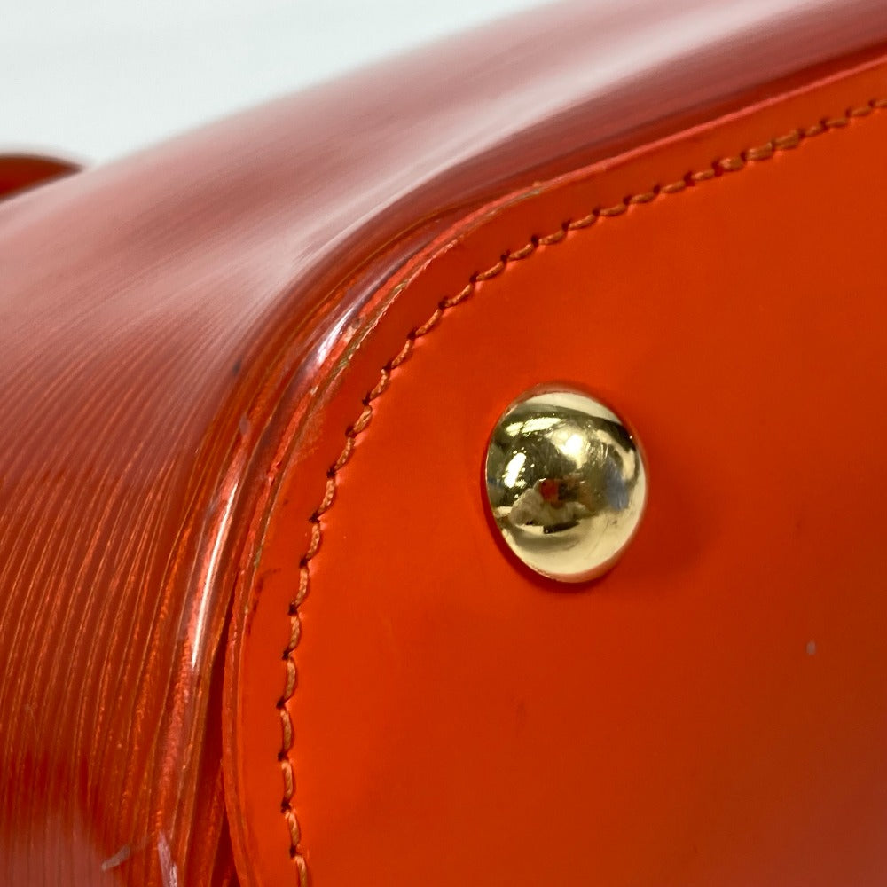 LOUIS VUITTON Handbag M92262 Plastics / Leather Orange Epiplage Mini lagoon bay Women Used Authentic