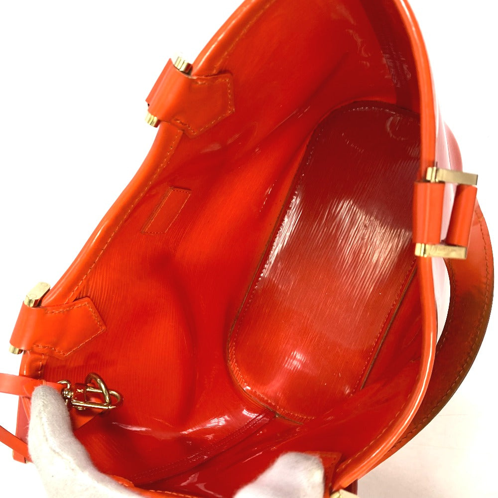 LOUIS VUITTON Handbag M92262 Plastics / Leather Orange Epiplage Mini lagoon bay Women Used Authentic