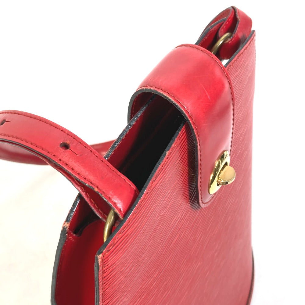 LOUIS VUITTON Shoulder Bag M52257 Epi Leather Red Epi Cluny