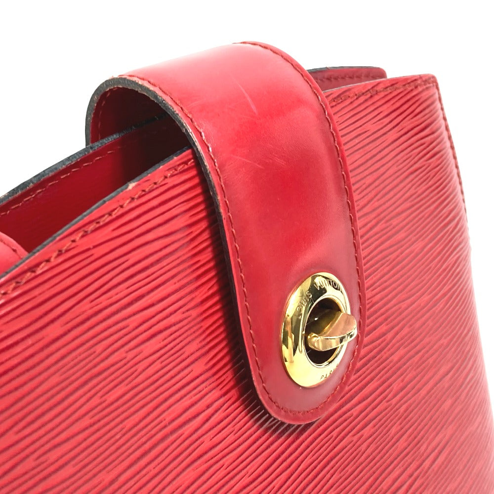 LOUIS VUITTON Shoulder Bag M52257 Epi Leather Red Epi Cluny