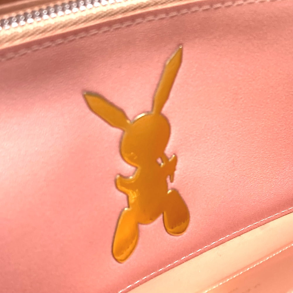 LOUIS VUITTON Long Wallet Purse M64605 leather pink Monogram Celty Masters Collection Zippy wallet Women Used Authentic