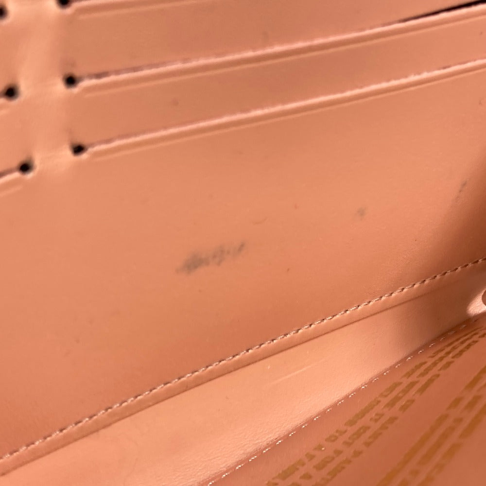 LOUIS VUITTON Long Wallet Purse M64605 leather pink Monogram Celty Masters Collection Zippy wallet Women Used Authentic