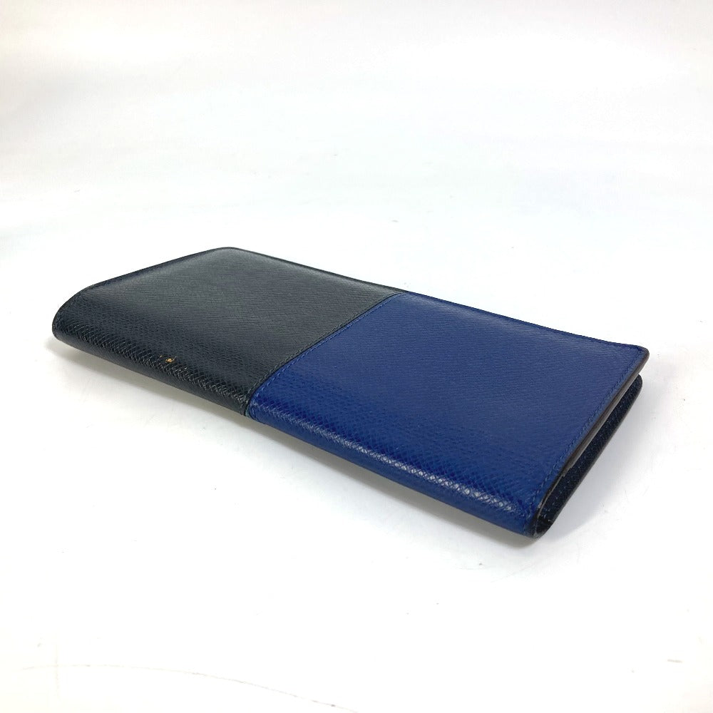 LOUIS VUITTON Long Wallet Purse M30713 Taiga Leather Navy Taiga V Portefeuille Blaza NM
