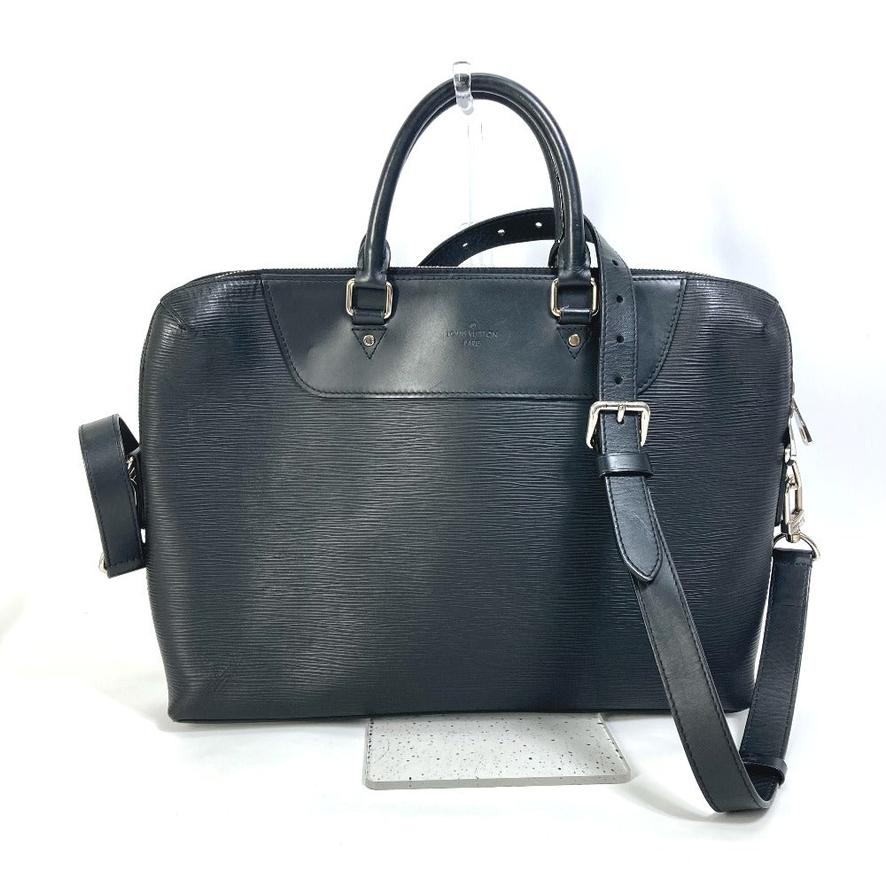 LOUIS VUITTON Business bag N50163 Epi Leather black Epi Porto Documan Jule PDJ mens Used Authentic