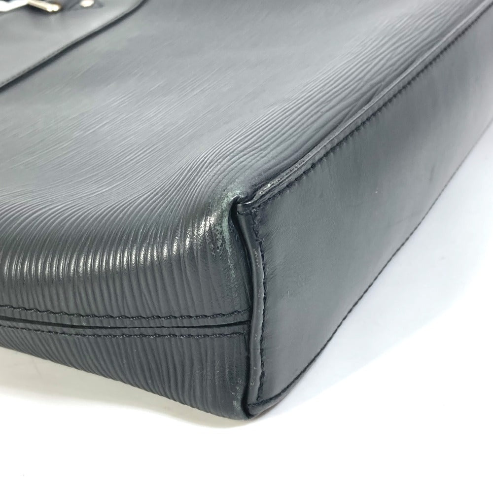 LOUIS VUITTON Business bag N50163 Epi Leather black Epi Porto Documan Jule PDJ mens Used Authentic
