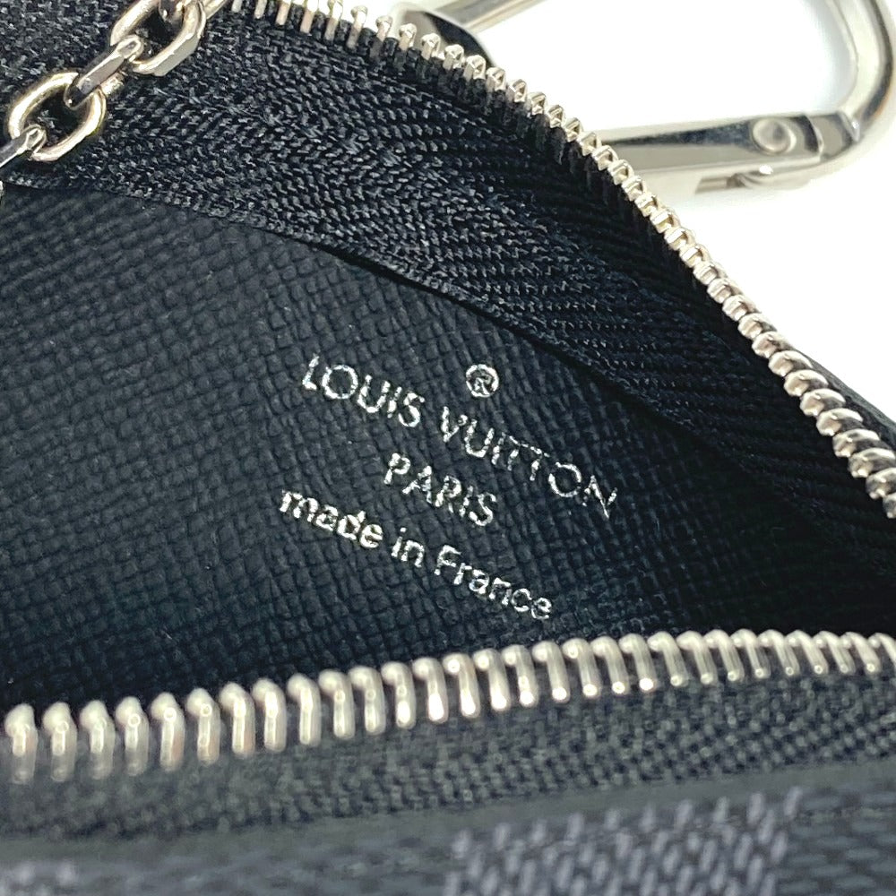 LOUIS VUITTON Coin case N60155 Damier Grafitto Canvas black Damier Grafitte Card Key case Key holder Pochette Cle