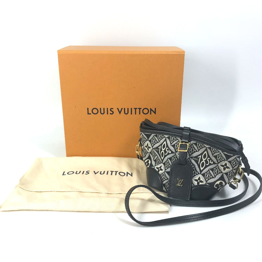 LOUIS VUITTON Shoulder Bag M69973 Jacquard black Monogram SINCE1854 Noe Peirce Women Used Authentic