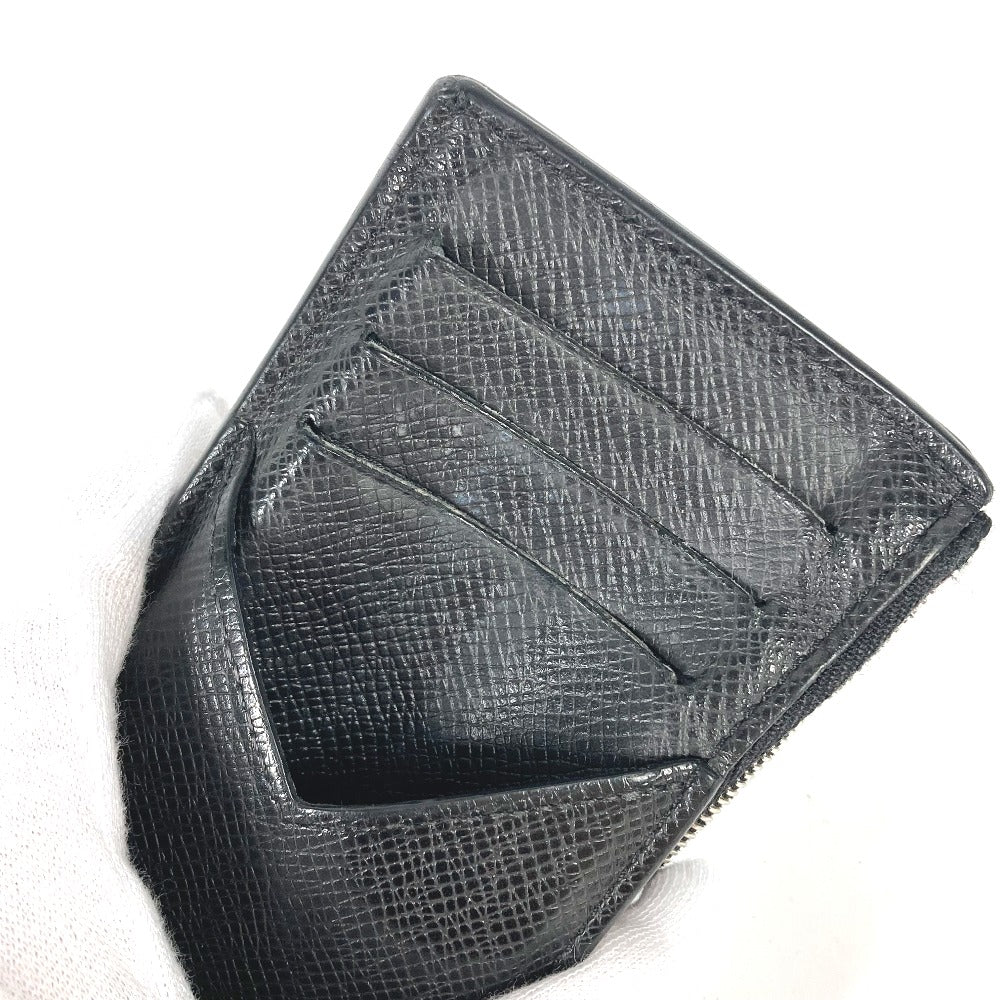 LOUIS VUITTON Coin case M62914 Taiga Leather black Taiga Coin card holder