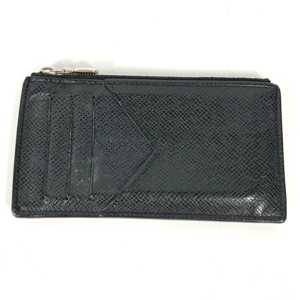 LOUIS VUITTON Coin case M62914 Taiga Leather black Taiga Coin card holder