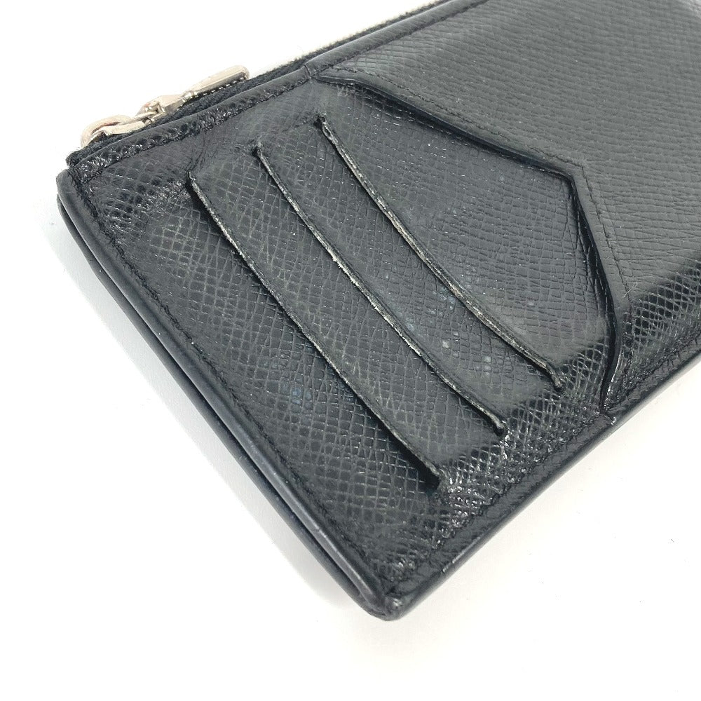 LOUIS VUITTON Coin case M62914 Taiga Leather black Taiga Coin card holder