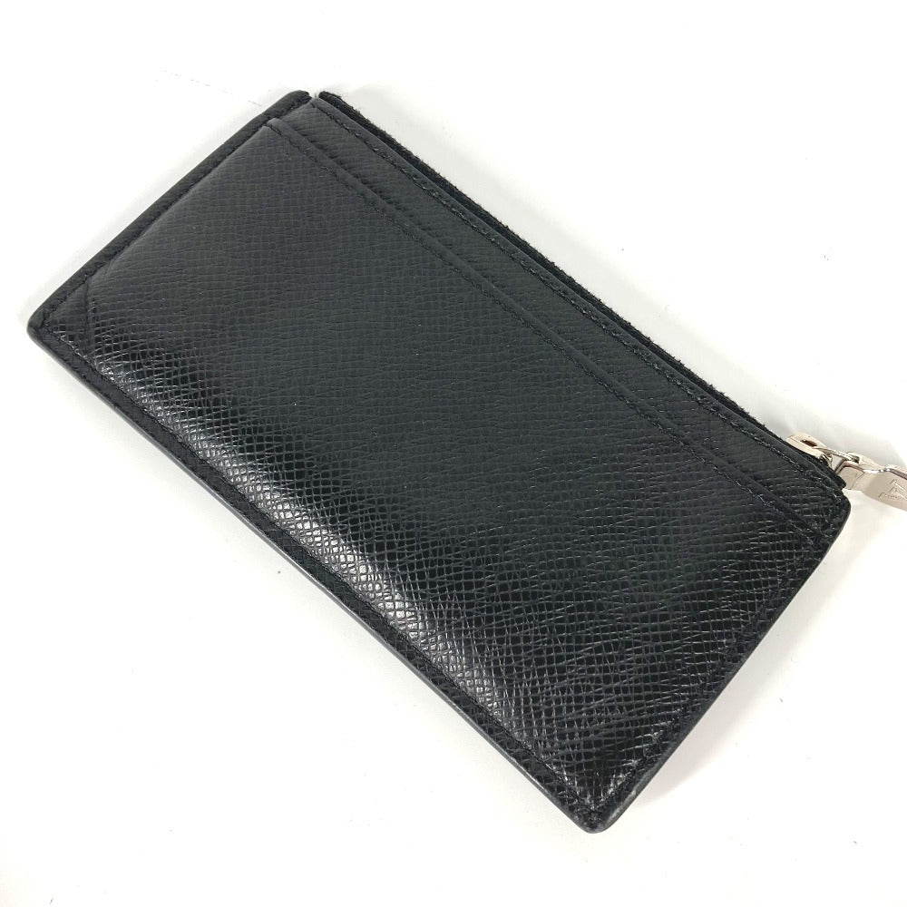 LOUIS VUITTON Coin case M62914 Taiga Leather black Taiga Coin card holder