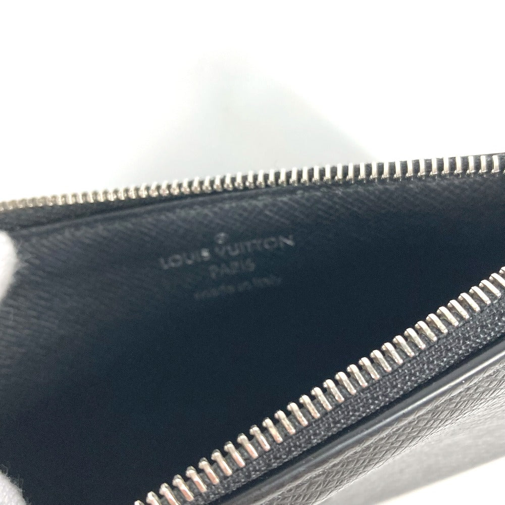 LOUIS VUITTON Coin case M62914 Taiga Leather black Taiga Coin card holder