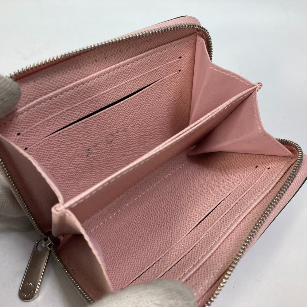 LOUIS VUITTON Coin case M63723 Epi Leather pink epi stories Zip around purse Women Used Authentic