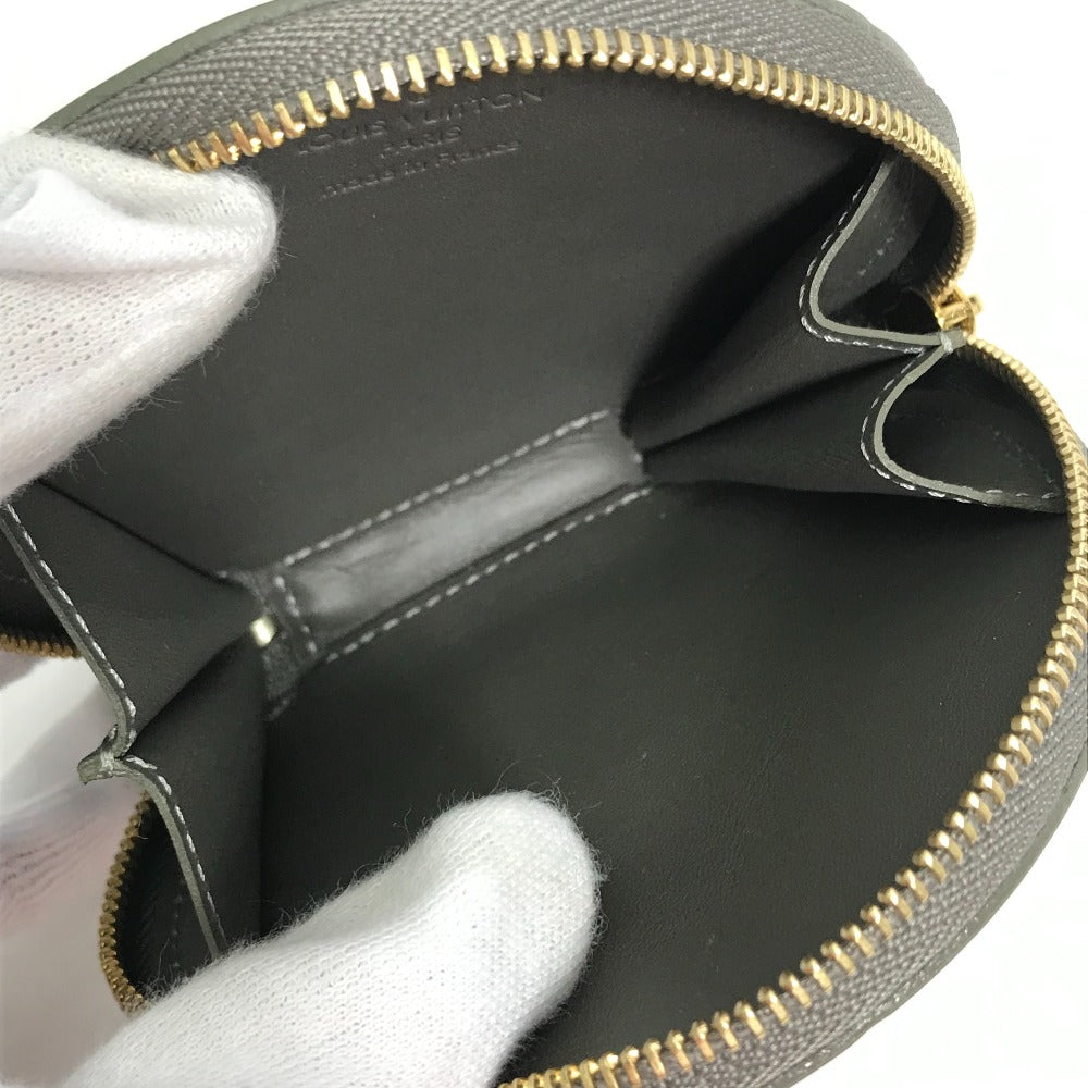 LOUIS VUITTON Coin case M91387 Monogram Vernis Silver Monogram Vernis portomone cock Women Used Authentic