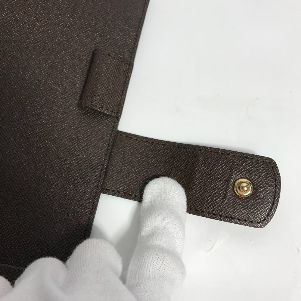 LOUIS VUITTON Notebook cover R20107 Damier canvas Brown Damier Agenda GM Women Used Authentic