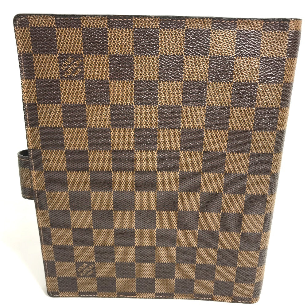 LOUIS VUITTON Notebook cover R20107 Damier canvas Brown Damier Agenda GM Women Used Authentic