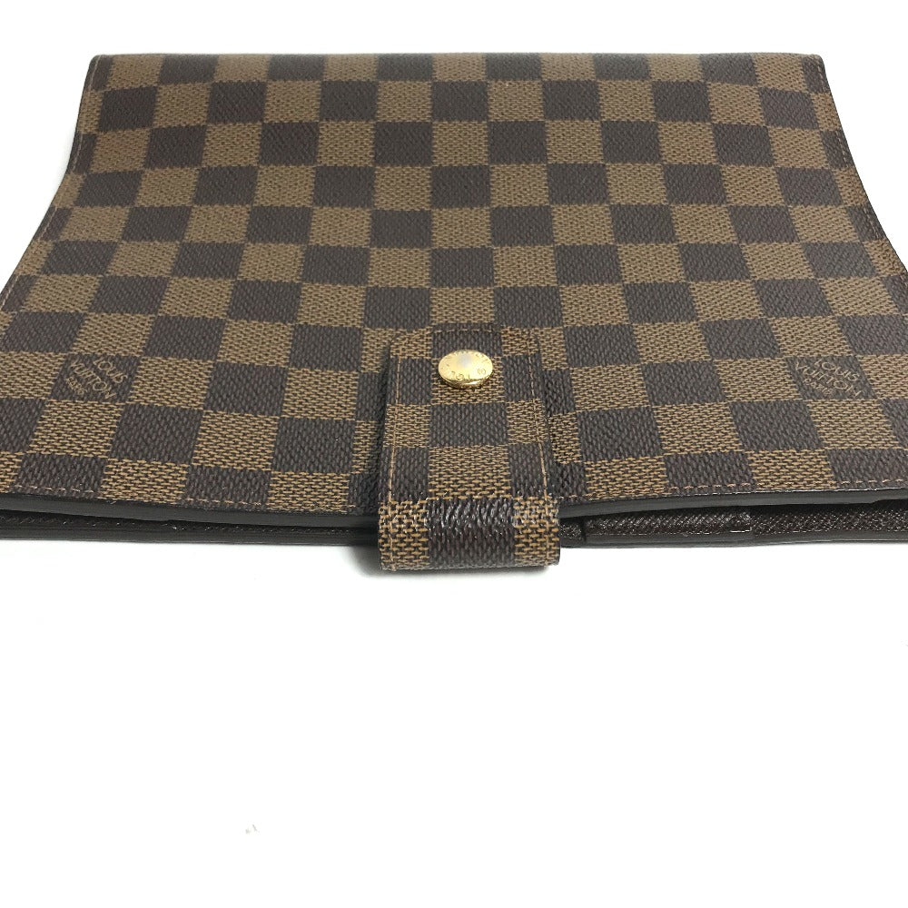 LOUIS VUITTON Notebook cover R20107 Damier canvas Brown Damier Agenda GM Women Used Authentic