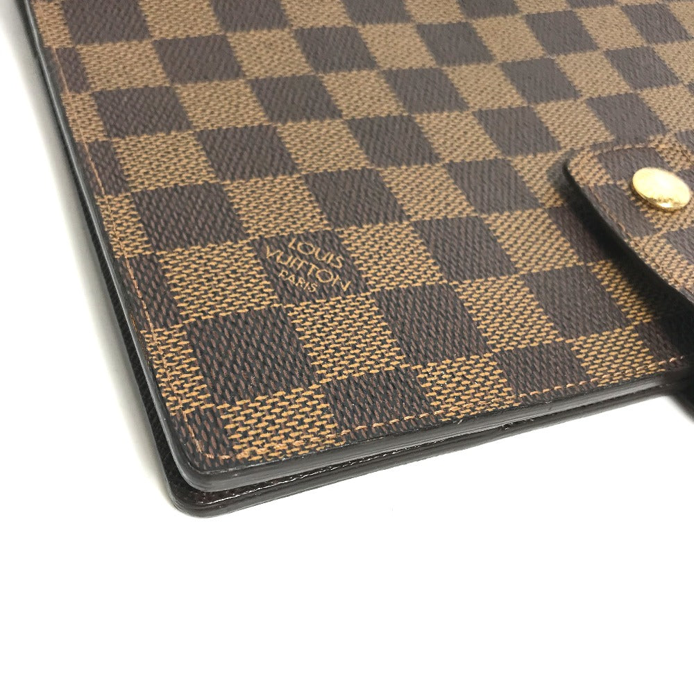 LOUIS VUITTON Notebook cover R20107 Damier canvas Brown Damier Agenda GM Women Used Authentic