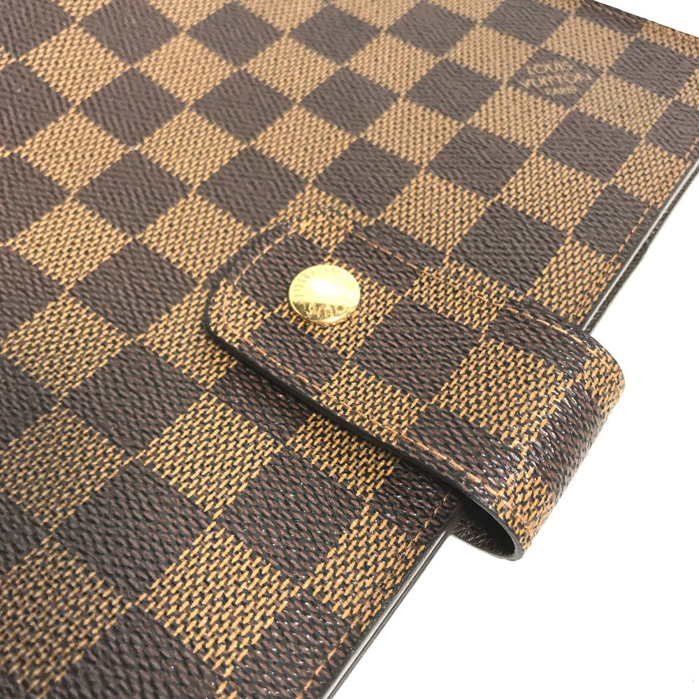 LOUIS VUITTON Notebook cover R20107 Damier canvas Brown Damier Agenda GM Women Used Authentic