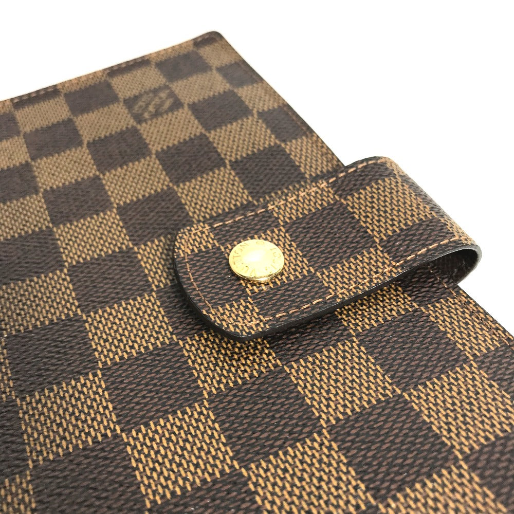 LOUIS VUITTON Notebook cover R20107 Damier canvas Brown Damier Agenda GM Women Used Authentic