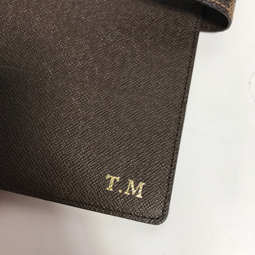 LOUIS VUITTON Notebook cover R20107 Damier canvas Brown Damier Agenda GM Women Used Authentic