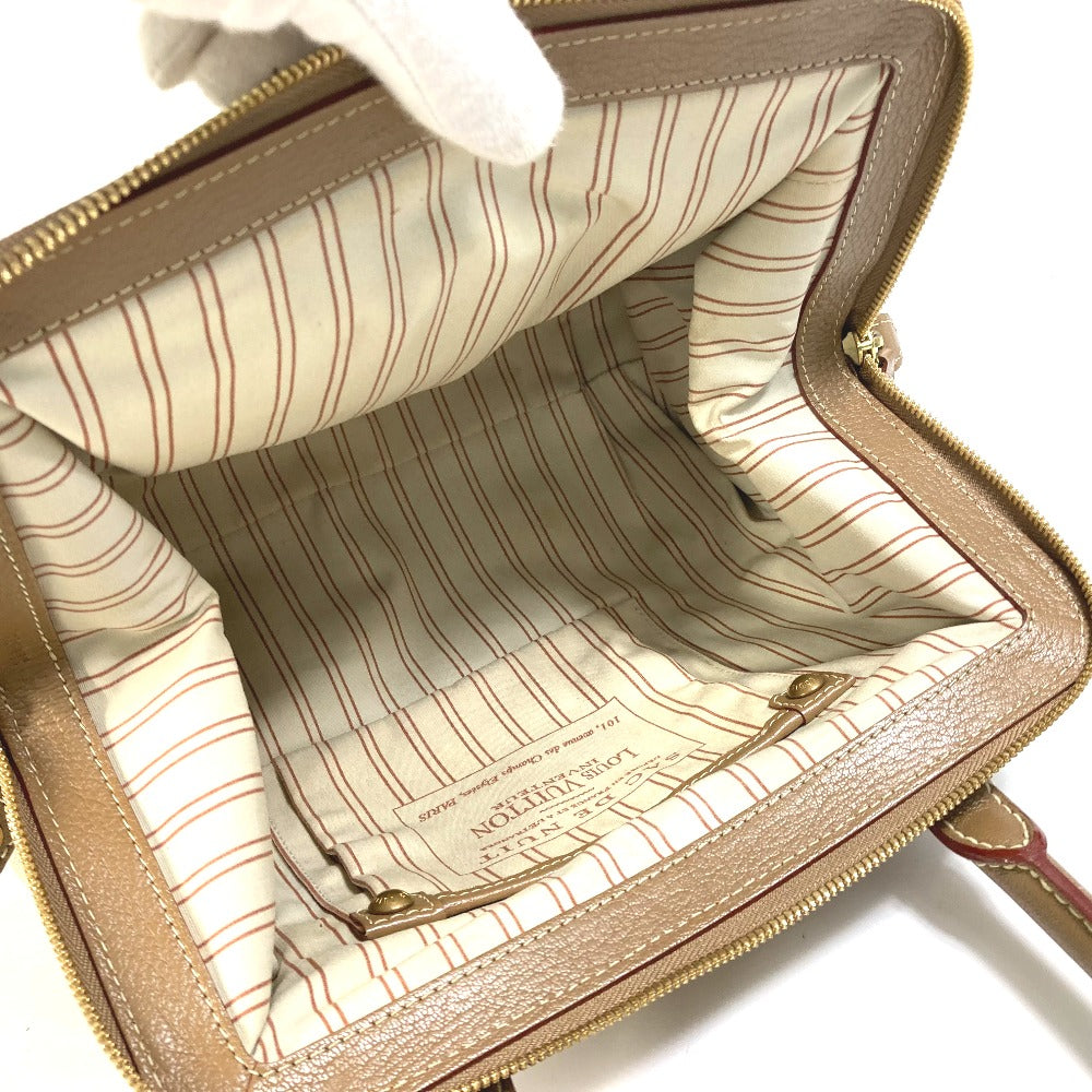 LOUIS VUITTON Handbag M48827 Canvas / Leather beige Antigua Sac de Nuit PM Women Used Authentic