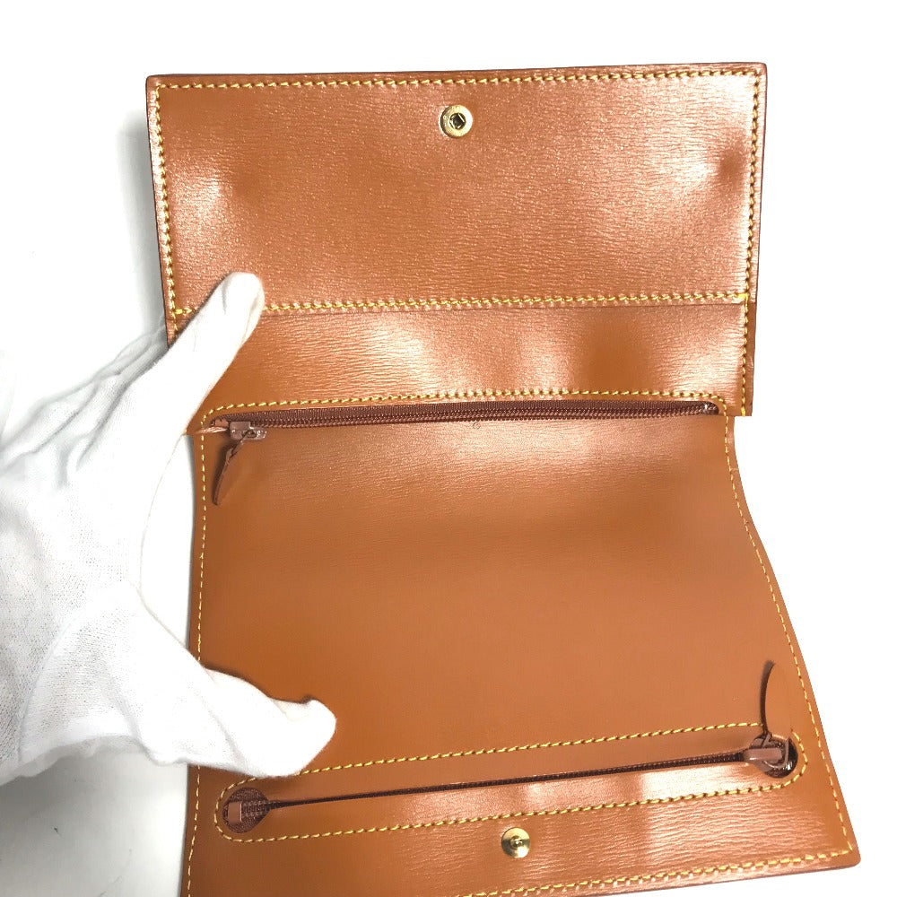 LOUIS VUITTON Pouch M52603 Epi Leather Brown Epi Santure Tilsit