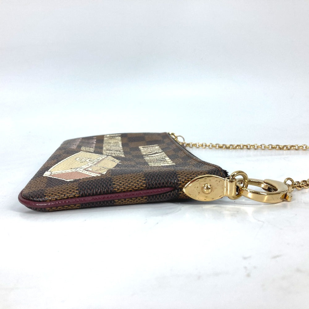 LOUIS VUITTON Shoulder Bag N63091 Damier canvas Brown Damier Pochette Mira MM Women Used Authentic