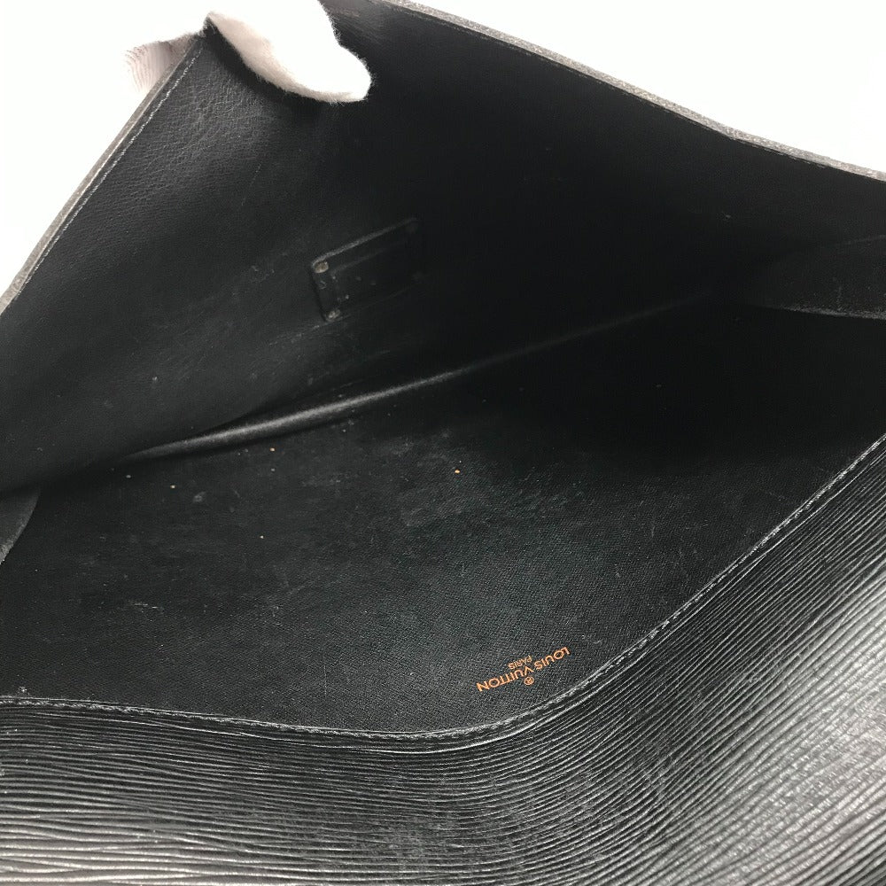 LOUIS VUITTON Clutch bag M54452 Epi Leather black Epi Porto Document Case