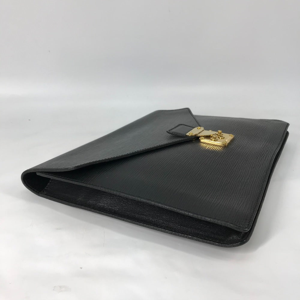 LOUIS VUITTON Clutch bag M54452 Epi Leather black Epi Porto Document Case