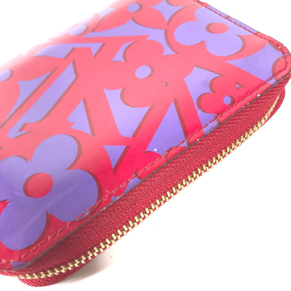LOUIS VUITTON Coin case M90130 Patent leather purple 2014 Valentine Sweet Monogram Zip around purse