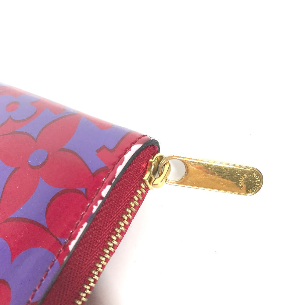 LOUIS VUITTON Coin case M90130 Patent leather purple 2014 Valentine Sweet Monogram Zip around purse