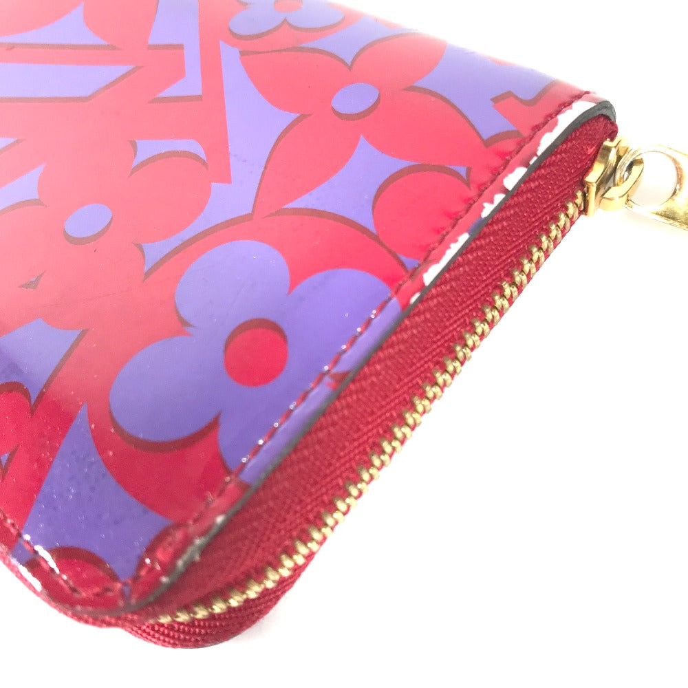 LOUIS VUITTON Coin case M90130 Patent leather purple 2014 Valentine Sweet Monogram Zip around purse