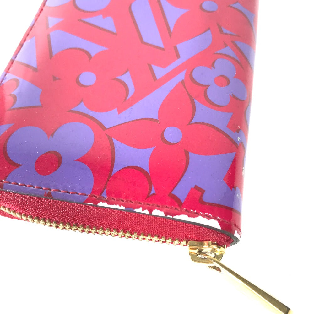 LOUIS VUITTON Coin case M90130 Patent leather purple 2014 Valentine Sweet Monogram Zip around purse