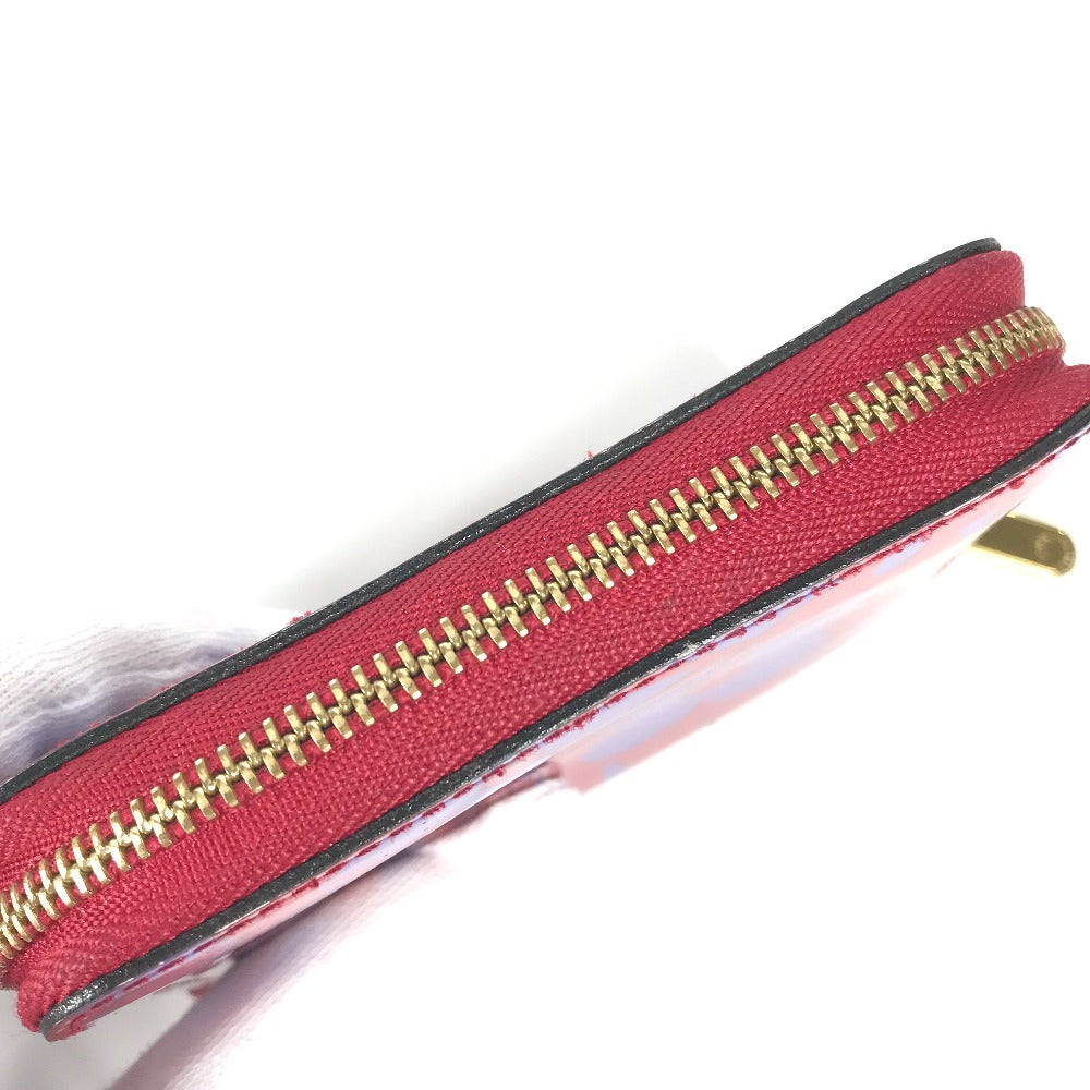 LOUIS VUITTON Coin case M90130 Patent leather purple 2014 Valentine Sweet Monogram Zip around purse