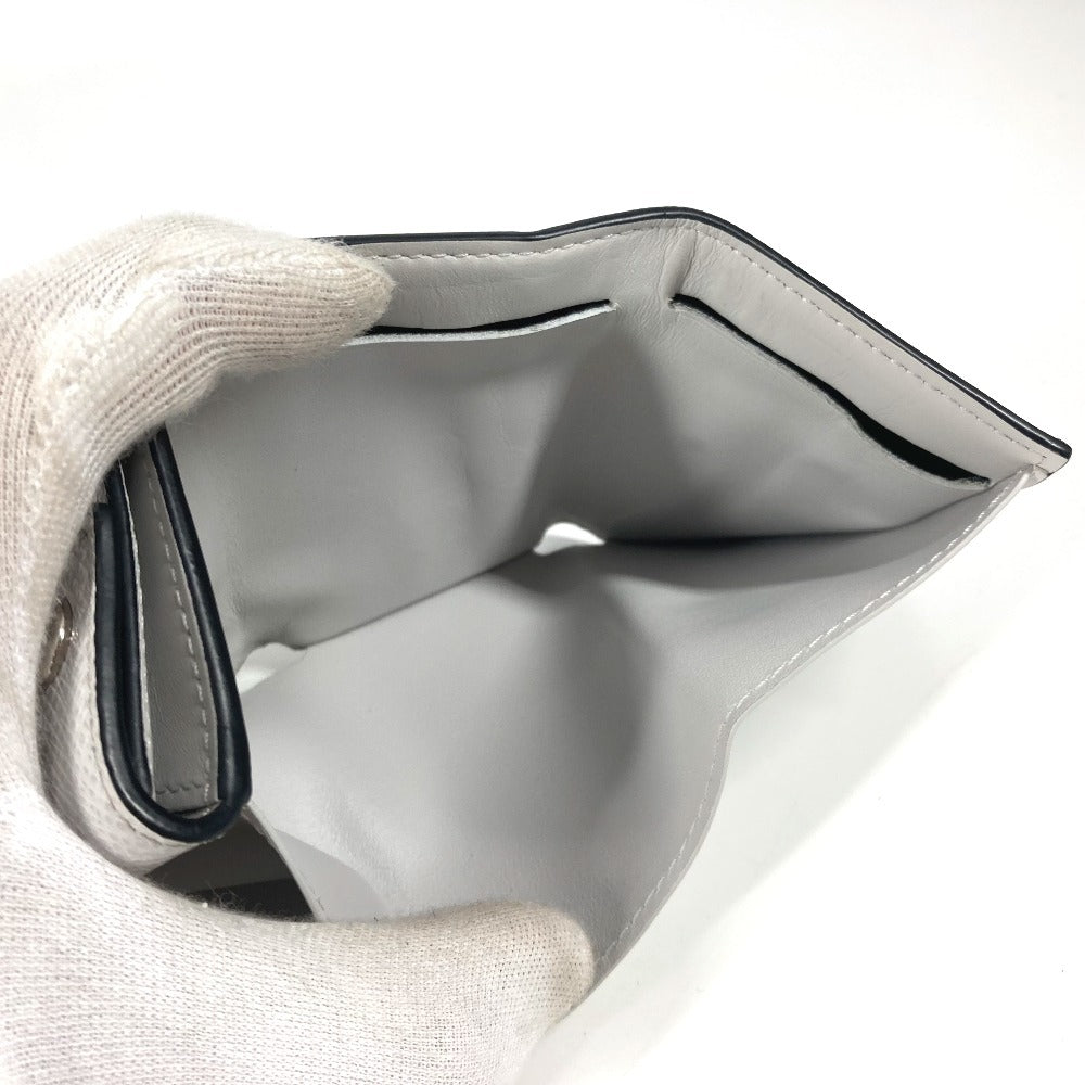 LOUIS VUITTON Trifold wallet M30899 Taiga Leather, Monogram Canvas white Taigalama Discovery Compact Wallet