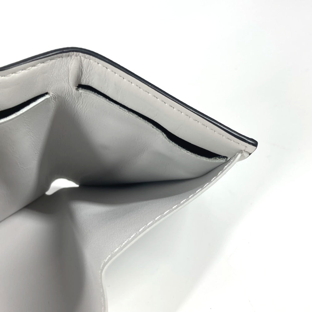 LOUIS VUITTON Trifold wallet M30899 Taiga Leather, Monogram Canvas white Taigalama Discovery Compact Wallet
