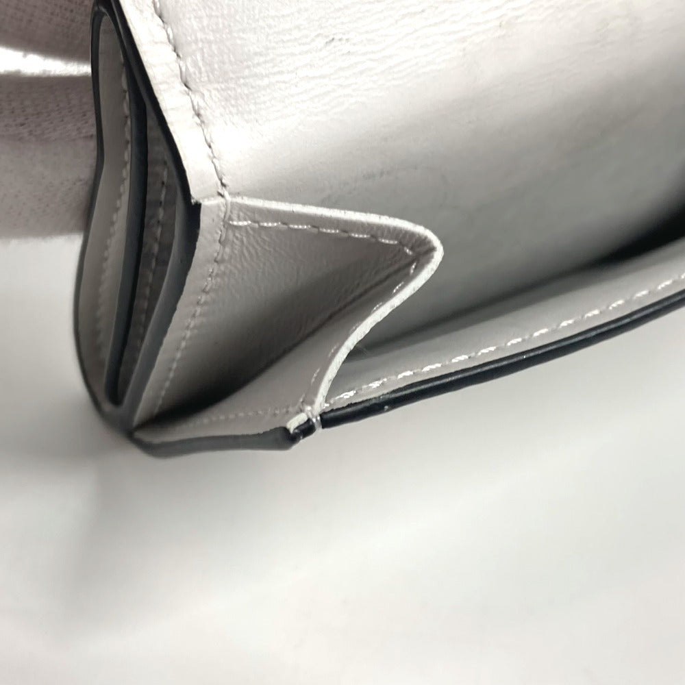 LOUIS VUITTON Trifold wallet M30899 Taiga Leather, Monogram Canvas white Taigalama Discovery Compact Wallet