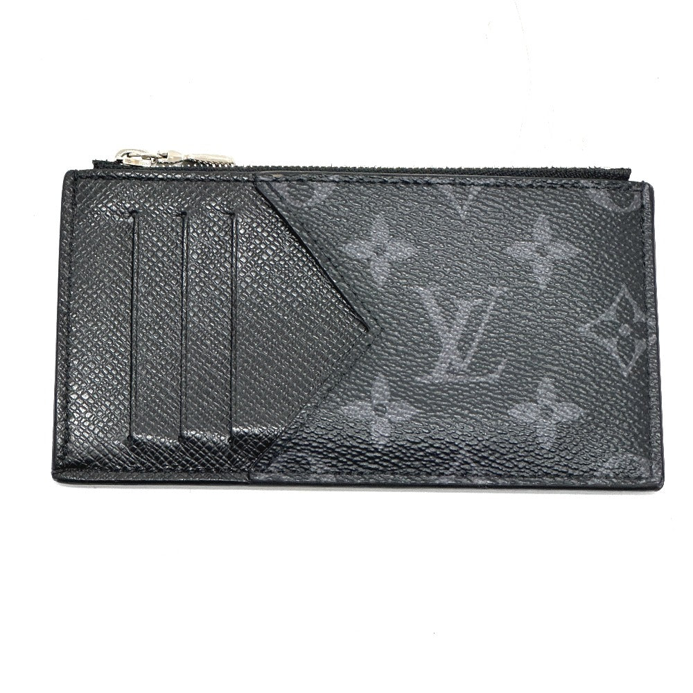 LOUIS VUITTON Coin case M30271 Monogram Eclipse Canvas black Coin card holder