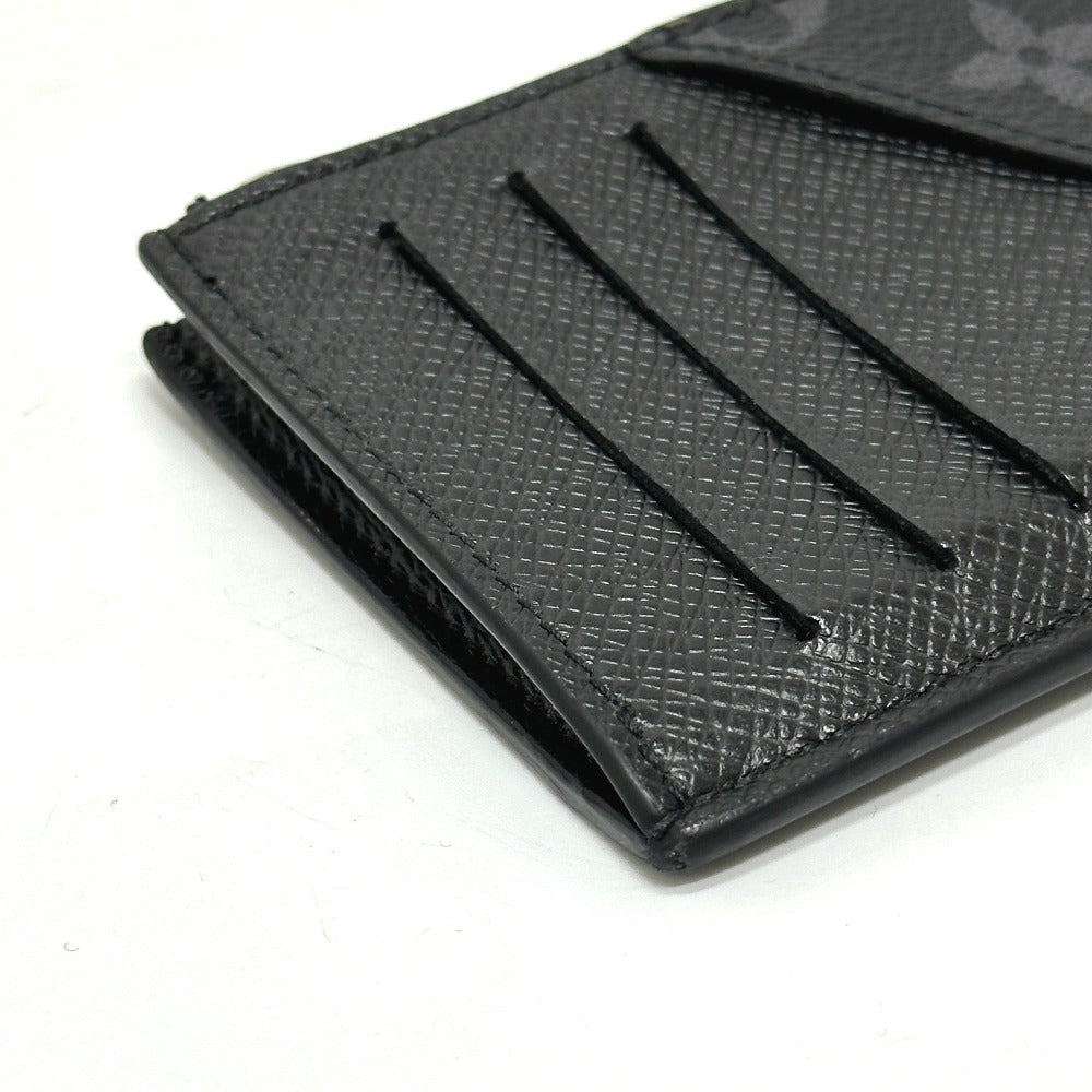 LOUIS VUITTON Coin case M30271 Monogram Eclipse Canvas black Coin card holder