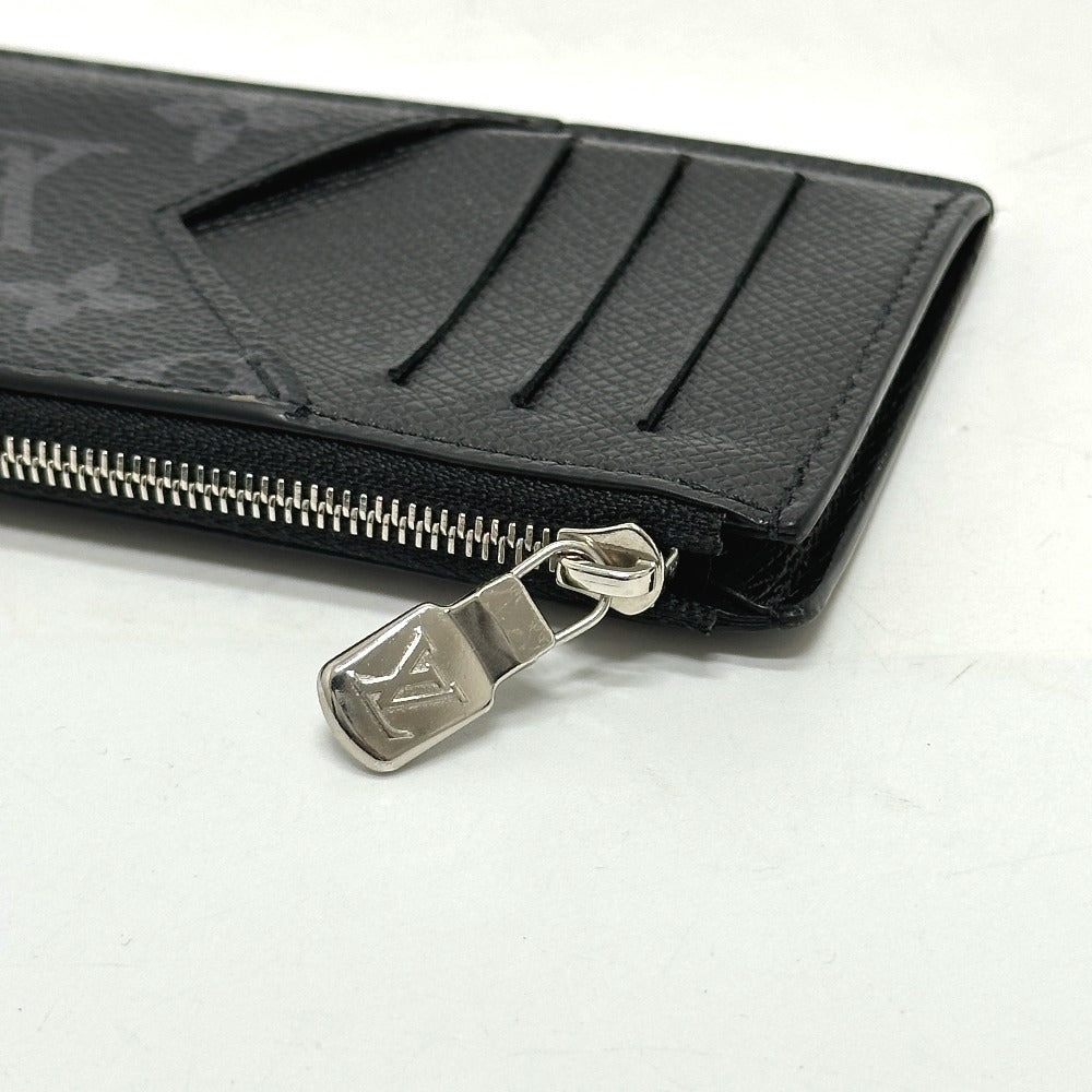 LOUIS VUITTON Coin case M30271 Monogram Eclipse Canvas black Coin card holder