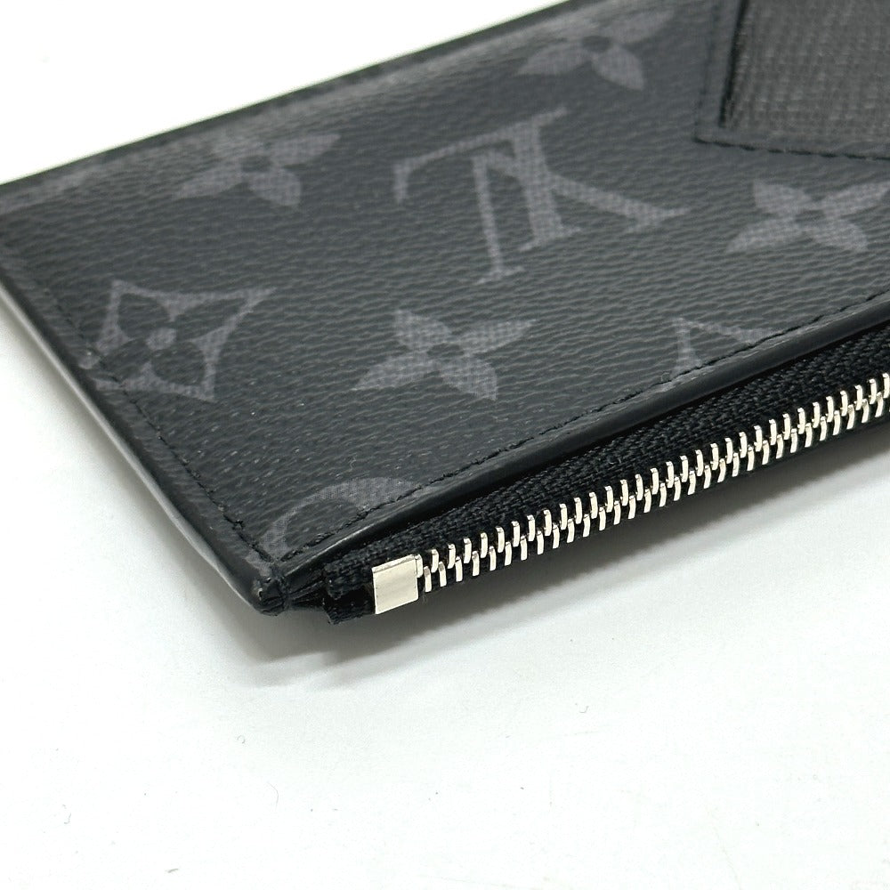 LOUIS VUITTON Coin case M30271 Monogram Eclipse Canvas black Coin card holder