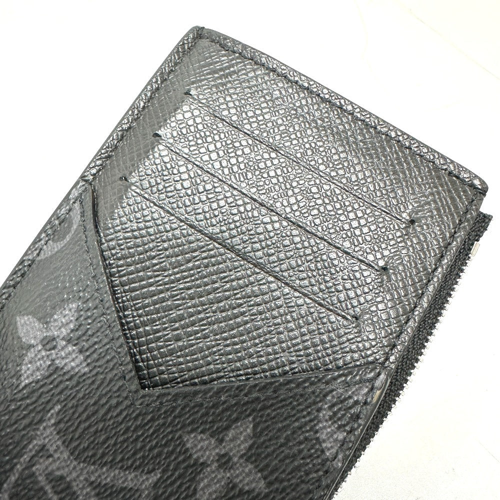 LOUIS VUITTON Coin case M30271 Monogram Eclipse Canvas black Coin card holder