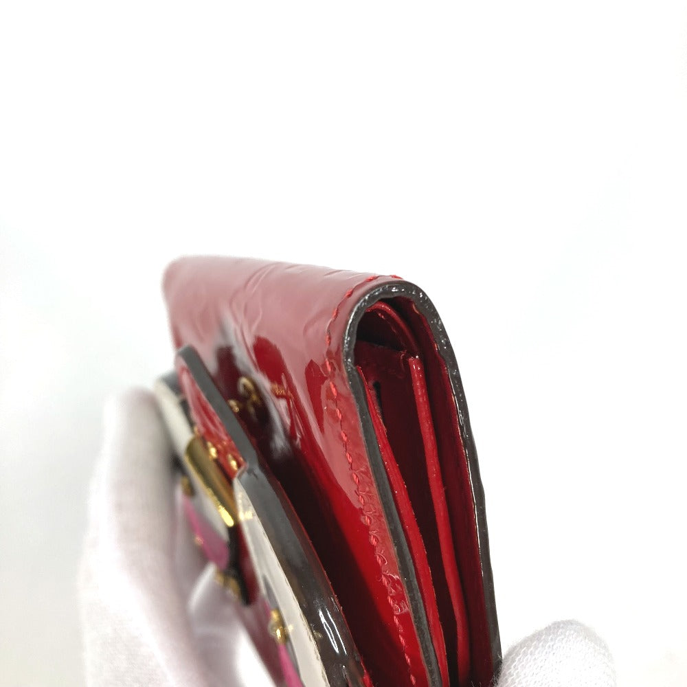 LOUIS VUITTON Trifold wallet M62317 Monogram Vernis Red Monogram Vernis Portefeuille Victorine