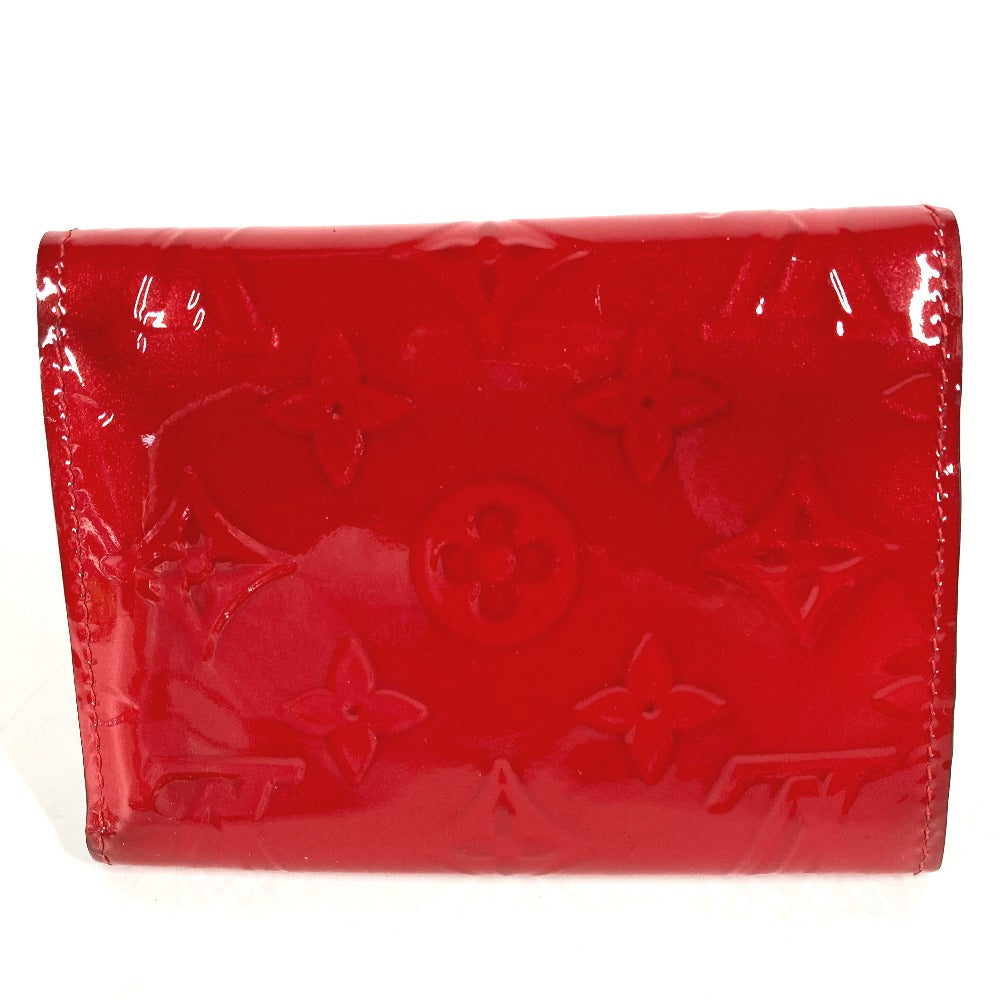 LOUIS VUITTON Trifold wallet M62317 Monogram Vernis Red Monogram Vernis Portefeuille Victorine