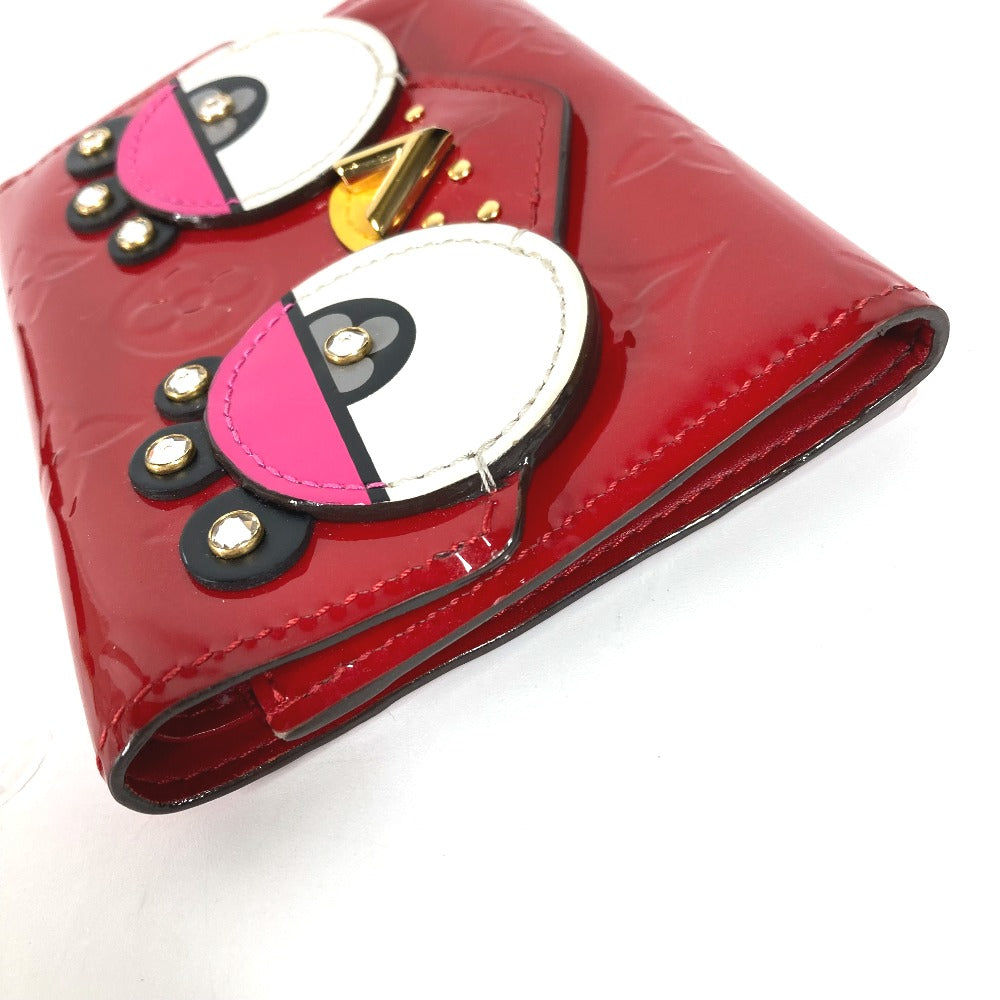 LOUIS VUITTON Trifold wallet M62317 Monogram Vernis Red Monogram Vernis Portefeuille Victorine